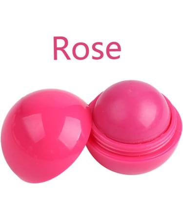 Balms Natural Moisturizing Lip Balm Smooth Ball Healing Lip Balms Fruit Flavoured Lips Care Fully Hydration Lipstick (Strawberry) - Buy Online on GoSupps.com