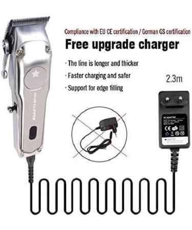 Professional Cordless Hair Clipper - Easy Rechargeable Full Metal Haircut Tool for Men & Beard Trim - International Shipping - Buy Online on GoSupps.com
