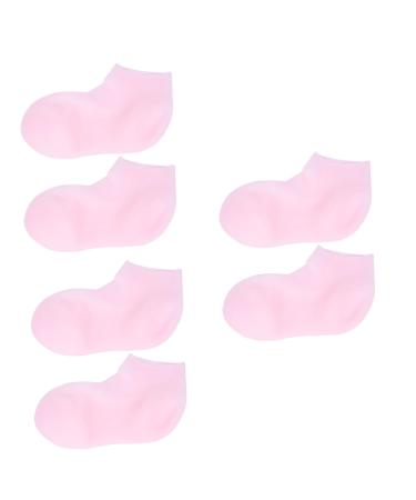 Beavorty 3 Pairs Protective Socks Ventilate Heel Socks Heels for Women Silicone Socks for Women Exfoliator Stocking Women Socks Moisturizing Heel Socks Night Sebs Pedicure Foot Socks Miss