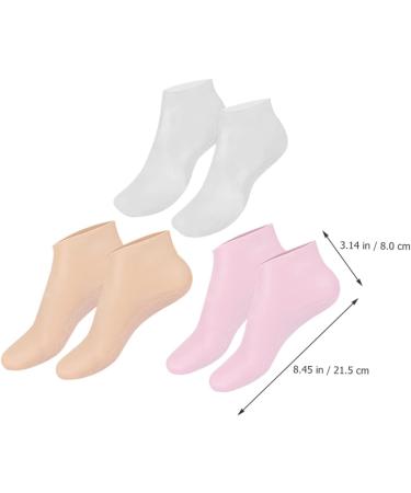 Healeved 9 Pairs Moisturizing Socks Moisture Socks Foot Moisturizer for Dry Cracked Feet Aloe Socks for Women Moisturizing Spa Socks Lotion Socks Gel Socks Non Socks Heel Sebs Foot Socks - Buy Online on GoSupps.com