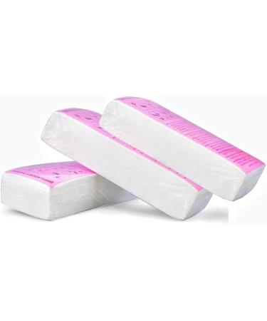 Vliese strips for warm wax and sugar paste 300 pieces skin -friendly & tear -resistant depilatory strips made of fleece for any kind of depilation on leg breast back intimate area & face