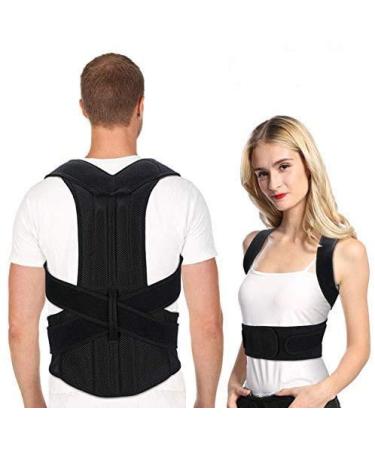 Back Brace Posture Corrector for Men and Women Adjustable Full Lumbar Back Brace Belts for Slouching and Hunching to Improve Bad Posture Thoracic Kyphosis and Upper Back Pain