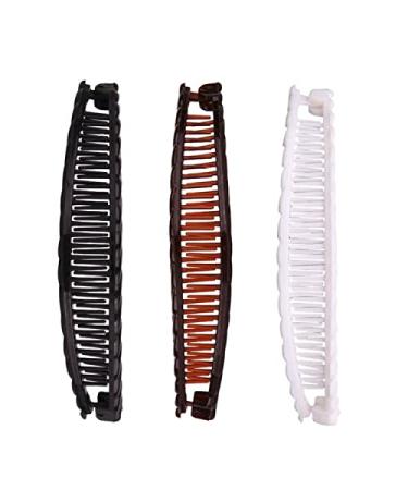 Buy Cuhair 3x8 cm Banana Hair Clip - Stylish Ponytail Holder for Women | International Shipping - Buy Online on GoSupps.com