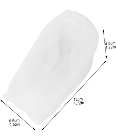 Practical Silicone Heel Lift Inserts - Size 8 White Shoe Pads for Comfort & Support | Shop Internationally - Buy Online on GoSupps.com