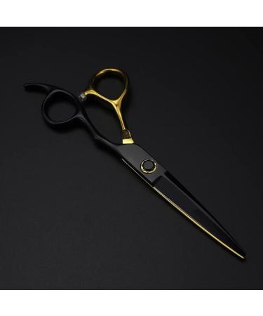 Hair Cutting Scissors 6 Inch Professional JP 440c Steel Black Gold Bearing Hair Scissors Haircut Thinning Barber Cutting Shears Hairdressing Scissors Set - Buy Online on GoSupps.com