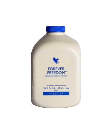 Forever Living Products Freedom 1000ml Orange-Flavored Aloe Gel with Glucosamine chondroitin and MSM Gluten Free