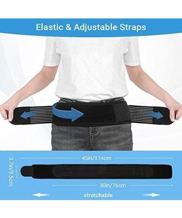 Buy M-Code 30-45 Inch Abdominal Belt - Breathable Iliosacral Joint Support with Velcro Fastener for Optimal Stability | International Shipping Available - Buy Online on GoSupps.com