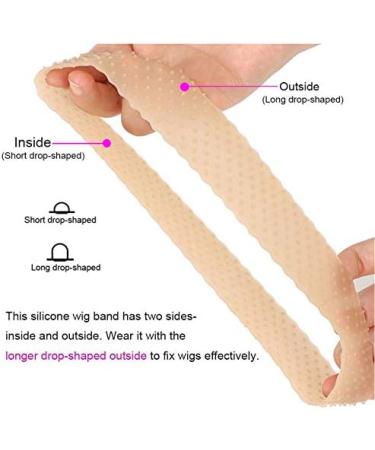 Akemaio Wig Fix Silicone Band | Comfortable Non-Slip Wig Grip Headband for Secure Styling | International Shipping - Buy Online on GoSupps.com