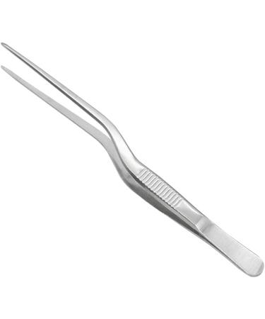 Asukohu Professional Stainless Steel Medical Tweezers Ear-Pick Tool Bending Tweezers for Ear Cleaning and Care Bend Tweezers - Buy Online on GoSupps.com
