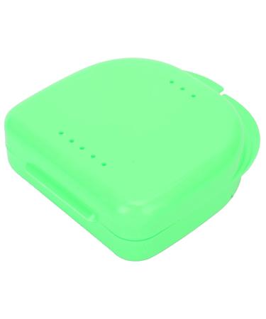 Denture Bathing Box with Ventilation Holes - Green Denture Holder Case for Orthodontic Retainers & Artificial Teeth | International Shipping - Buy Online on GoSupps.com