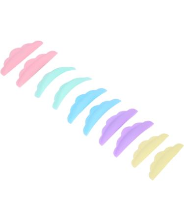 Buy 5 Pairs Silicone Eyelash Perming Shields - Colorful Lash Lift Pad Set for Perfect Makeup - Buy Online on GoSupps.com
