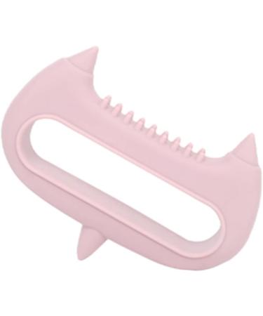 Buy Tovinanna 3-in-1 Acupuncture Massage Device | Handheld Spa & Head Massager - Silicone Hairbrush - Pink Gel Care Tool - International Shipping Available - Buy Online on GoSupps.com