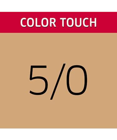 Wella Professionals Color Touch 5/0 Light Brown 60ml Premium Hair Color for International Shipping - Buy Online on GoSupps.com