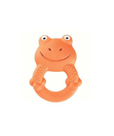 MAM Teething Ring Toy Frog Max 4 m + Development 100% Natural Rubber