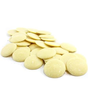 White Chocolate | Button's | Finest Belgian | 2X1Kg (2Kg) Bag | Baking and Topping | Premium Quality Chocolate - Buy Online on GoSupps.com