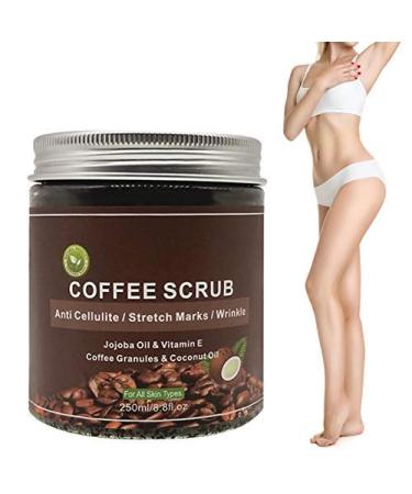 250 ml coffee peeling natural body peeling skin peeling for face hand and body cleans the pores for smoother and softer skin for women and men