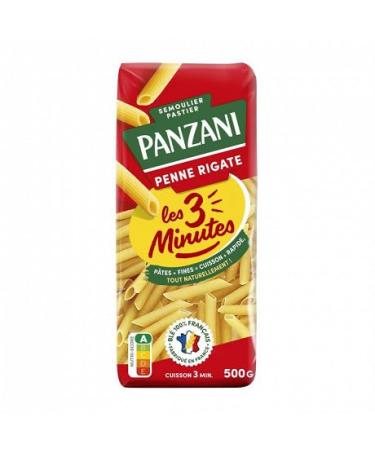 PANZANI | Panzani Pates Quick Cooking Penne Rigate 500G | Lot Of (3) | free shipping