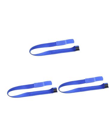 Garneck 3pcs Toe Strap Comfortable Toe Splitter Stretchy Toe Toe Correcting Band Thumb Divider Blue 0k Cloth Foot Toe Separator Toe Wrap Foot Toe Bluex3pcs 59x12cmx3pcs