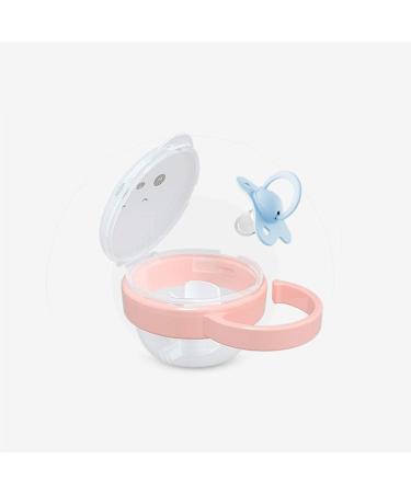 Buy TSBB Baby Pacifier Storage Box - Cartoon Panda Pattern Dust-Proof Transparent Case Portable Apricot Color for International Shipping - Buy Online on GoSupps.com