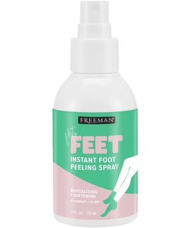 Freeman Beauty Flirty Feet Instant Foot Peeling Spray Coconut + Aloe 4 fl oz (118 ml)