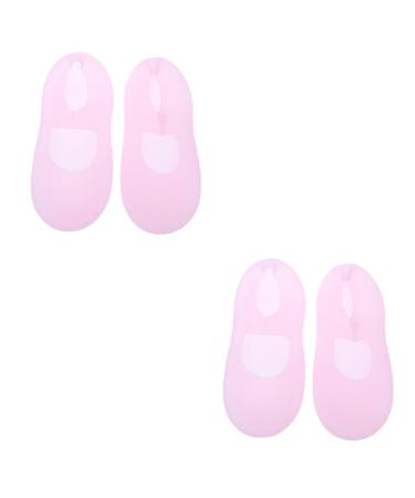 NOLITOY 2 Pairs Socks Moisturizing Sock Boat Sock Womens Shoe Inserts Silicone Gel Ear Piercing Cleaning Solution Cotton Finger Protectors Ladies Sock Sebs Sock Non-Slip Sock Insole Miss XLx2pcs