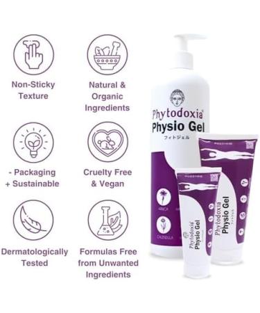 Phytodoxia Physio Gel 500 ml | Arnica & Devil Claw Gel - Natural Relief for Muscle & Joint Irritation (1 Pack) - Buy Online on GoSupps.com