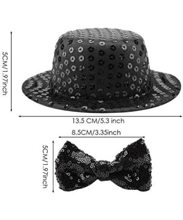 2pcs Dog Top Hat and Bow Tie Costume for Dog Cats Pet Bowtie Hat Set Funny Pet Accessories Party Birthday Wedding Costume - Buy Online on GoSupps.com