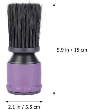 FOMIYES Cleaning Brush Barber Hair Dryer Brush Professional Blow Dryer Cleaning Accessories Wedding Hats for Women Soft Neck Cleaning Duster Purple Cleaning Sweep Broken Hair Abs - Buy Online on GoSupps.com