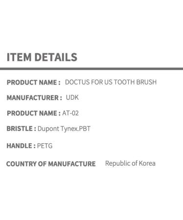 Buy DOCTUS End Tuft Toothbrush Dome Type - Best International Shipping | Oral Care Essentials - Buy Online on GoSupps.com