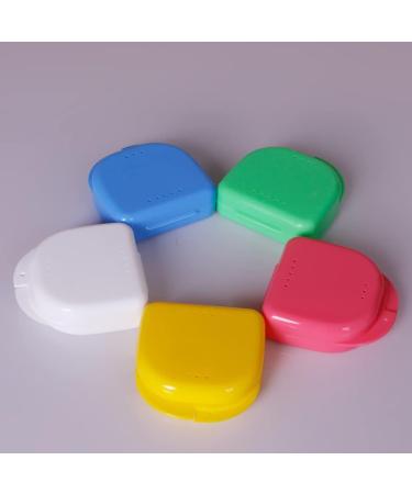 JIHUOO 6-Piece Dental Retainer Box Set | Denture Storage Containers & Cases for Optimal Oral Care - Buy Online on GoSupps.com