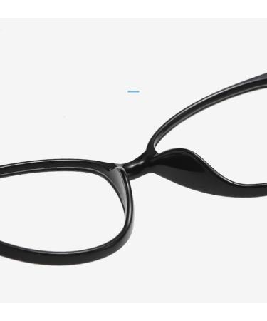 Zhuyiqz Stylish Cat-Eye Reading Glasses - Unbreakable Anti-Blue Light Computer Glasses | Clear View Flat Light Mirror | International Shipping +100 Black - Buy Online on GoSupps.com