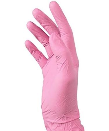 Medicom Safe Basics Pink Nitrile Glove - Medium 300 gloves - Buy Online on GoSupps.com