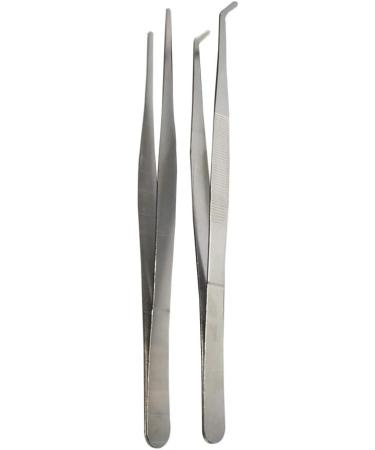 Baluue 2pcs Angled Food Tick Remover Tool Long Straight Bend Leopard Print Gecko - Buy Online on GoSupps.com