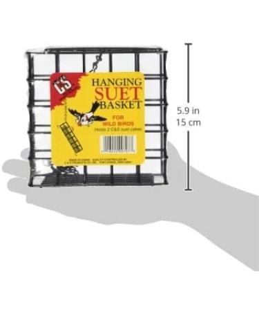 C&S Wild Bird Double Suet Basket  2.7" D x 5.3" W x 5.2" H - Buy Online on GoSupps.com