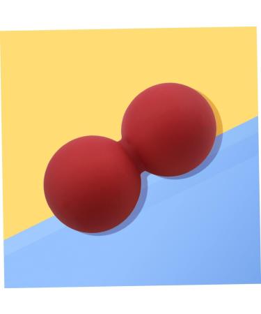 Minkissy 3x Silicone Foam Scooters & Massage Balls - Fitness Yoga Mobility & Self-Massage Toys - Red - Buy Online on GoSupps.com
