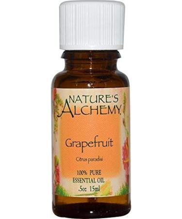 Buy Nature's Alchemy Grapefruit Essential Oil 0.5 oz - Fresh Citrus Aroma for Aromatherapy & Wellness - Buy Online on GoSupps.com