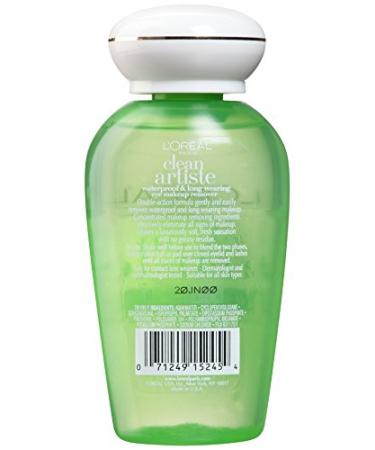 L'Oreal Clean Artiste Waterproof Eye Makeup Remover 4 oz - Gentle for Sensitive Eyes - Buy Online on GoSupps.com