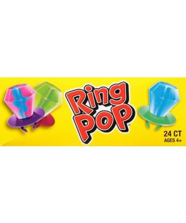 Ring Pop - Fruit Flavour - Display of Individually Wrapped Bulk Lollipops - Fun Candy for Birthdays and Parties Pack 24 Ring Pop Fruit Flavors - Buy Online on GoSupps.com