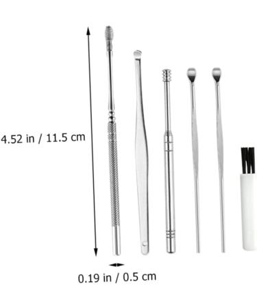 3 Sets 6-Piece Ear Cleaning Set with Pro Tools - Spiral Spring Ear Cleaner & Ear Wax Remover Kit - Buy Online on GoSupps.com