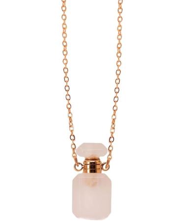 Stainless Steel Oil Diffuser Bottle Pendant Necklace | Women's Choker Jewelry - Buy Online on GoSupps.com