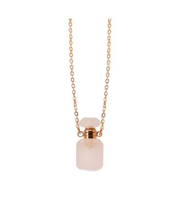 Oil Diffuser Bottle Pendant Necklace Stainless Steel Chain Choker Women Jewelry Women'S Necklace