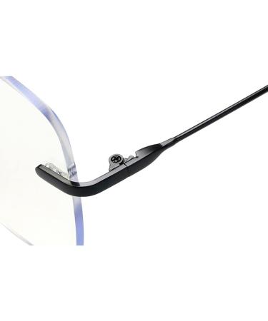 Rongchy Rimless Blue Light Blocking Glasses for Men & Women | Stylish Silver Eyewear for TV Phone Computer & Gaming - Buy Online on GoSupps.com