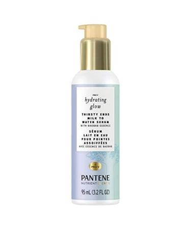 Pantene Hydrating Glow with Baobab Essence Thirsty Ends Milk To Water Hair Serum  3.2 Fl Oz