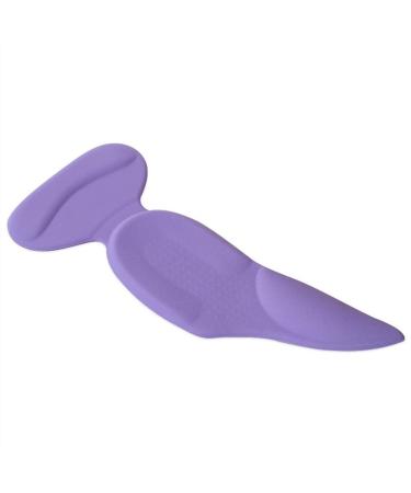 Heel Cushion Inserts PU Anti-wear Foot Thick High Heel Inserts Men Breathable Stand for Plantar Fasciitis and Pain Relief(Lycra Purple X-Large)