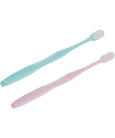 Minkissy 4-Piece Nylon Toothbrush Set | Soft Bristle Natural Hand Toothbrushes for Couples | Portable Micro-Training Toothbrushes - Buy Online on GoSupps.com