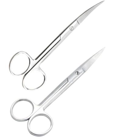 Beaupretty 4-Piece Fabric Scissors Set - Animal Hair Cutting Scissors for Pet Grooming | Round Head & Curved Design - Buy Online on GoSupps.com