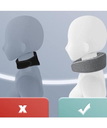 Harayaa Comfortable Memory Foam Neck Support - Gray | Premium Travel Pillow for Ultimate Comfort - Buy Online on GoSupps.com