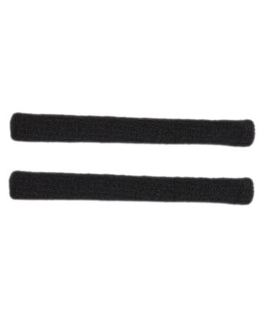 Osaladi 2st sunglasses made of metal leg protection for protective glasses Anti-slip protective cover for glasses Exchange of the glasses bracket Ear brackets for glasses Elasticity Ear hook elasthan 5.5x0.7cm black