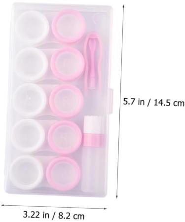 Solustrie Portable Travel Storage Box for Colored Contact Lenses - Small Contact Lens Case with Tweezers | Eye Contact Lens Container - Ideal for International Shipping - Buy Online on GoSupps.com