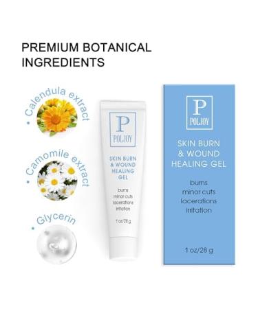 Skin Burns Botanical Gel - Herbal Remedy for Fast Relief Scar Care & Recovery from Burns Sunburns Cuts Itching & Scrapes - Buy Online on GoSupps.com